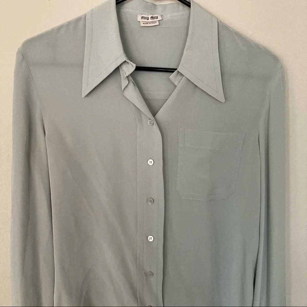 Miu Miu Silk Blouse - Picture 10 of 11